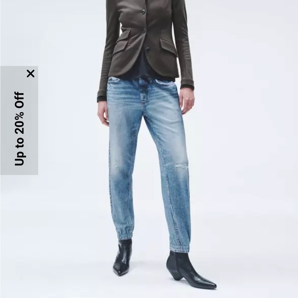 rag & bone Miramar Light Blue Jeans/Sweatpants